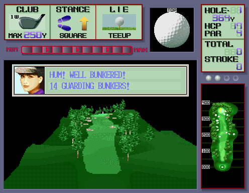 Dynamic Country Club screenshot 2 for Sega Mega CD